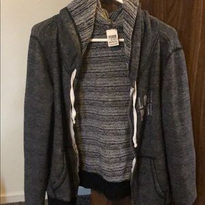 PINK Grey Zipper Jacket